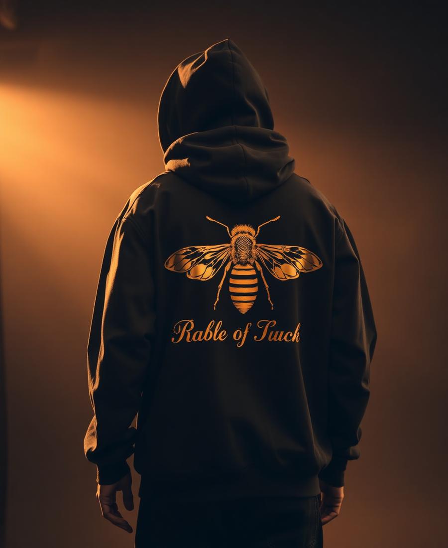 Be The Bee premium hoodie back print